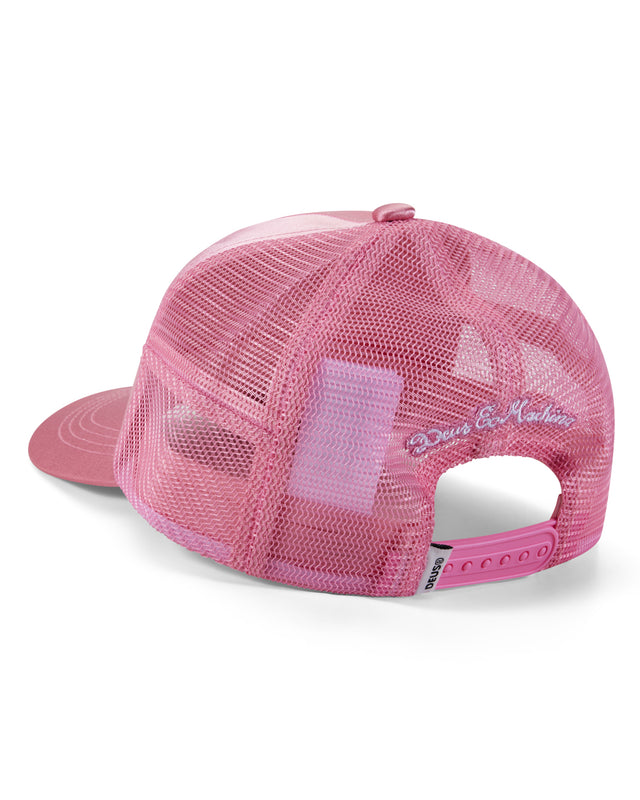Paris Shield Trucker Cap - Mauve Glow
