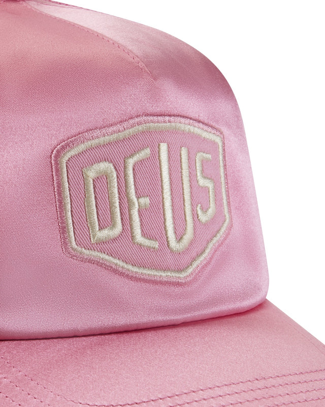 Paris Shield Trucker Cap - Mauve Glow