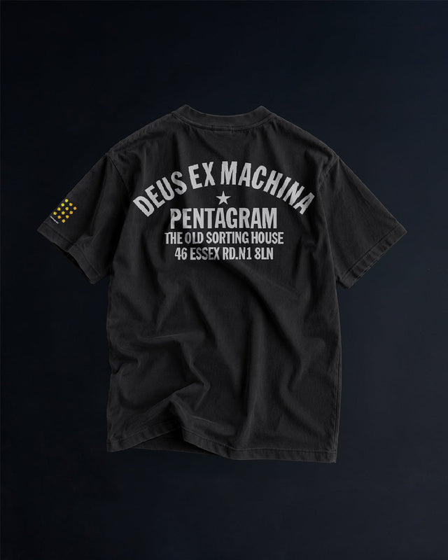 Skeg Scribble Tee Black Back