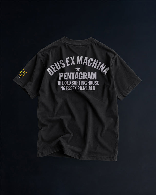 Skeg Scribble Tee Black Back