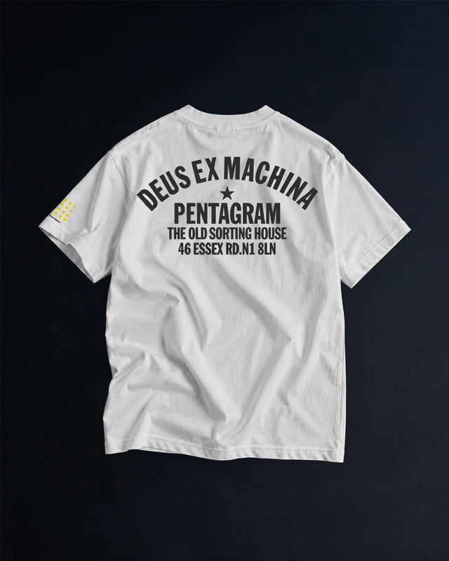 Skeg Scribble Tee White Back