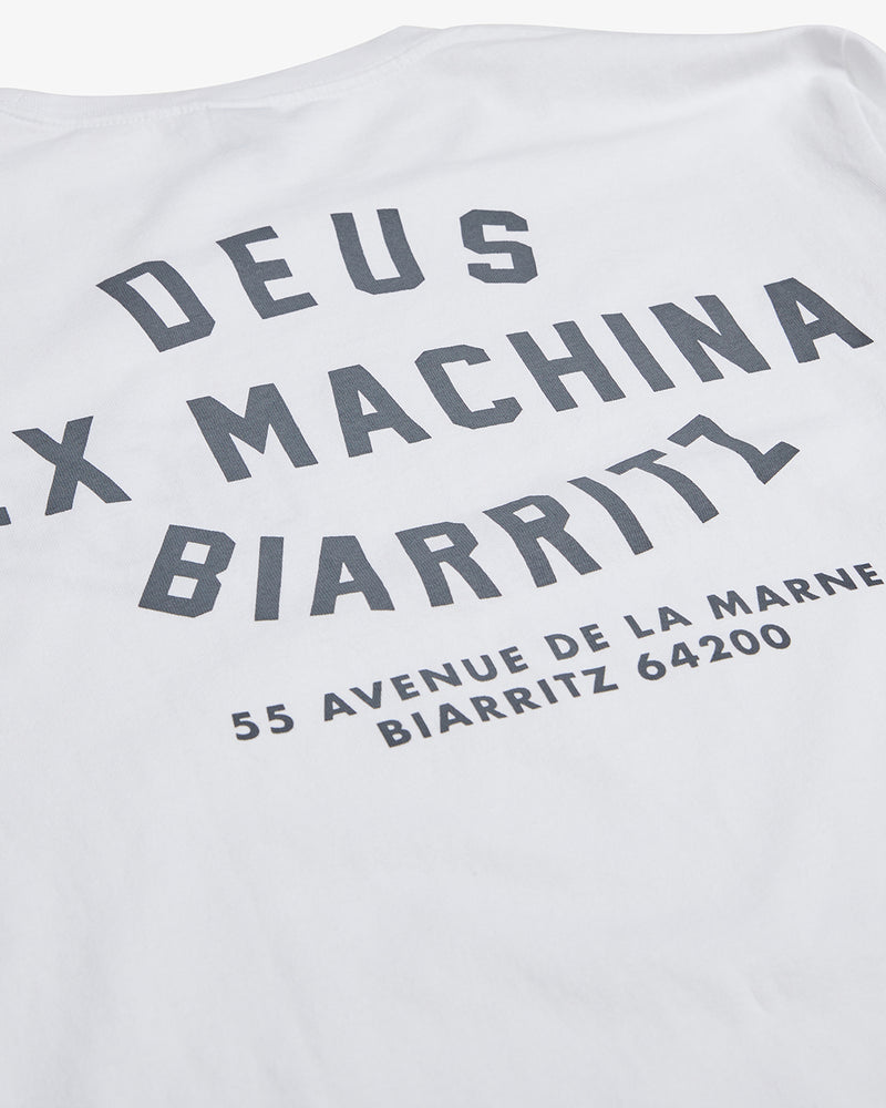 Biarritz Address Long Sleeve Tee - White