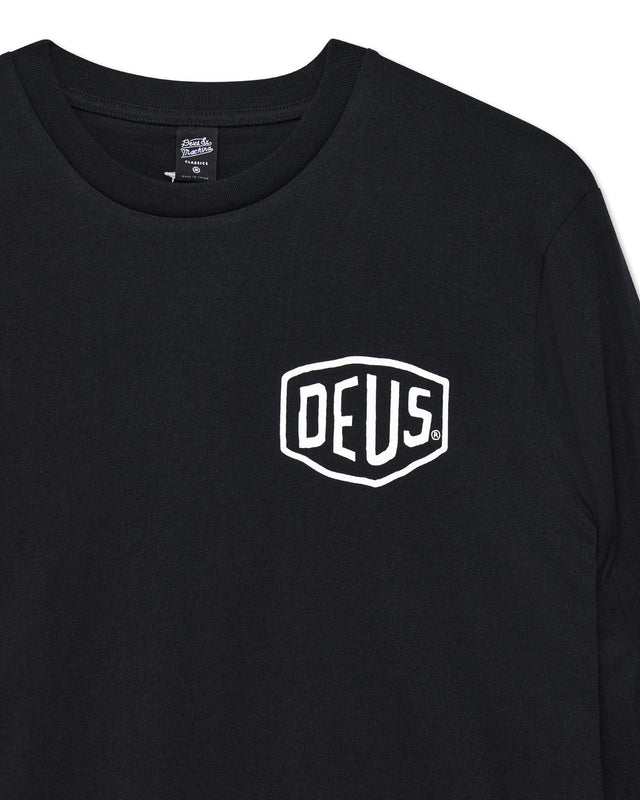 T-shirt Harajuku Ls - Noir