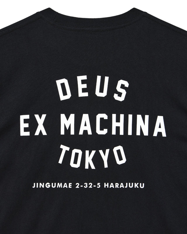 T-shirt Harajuku Ls - Noir