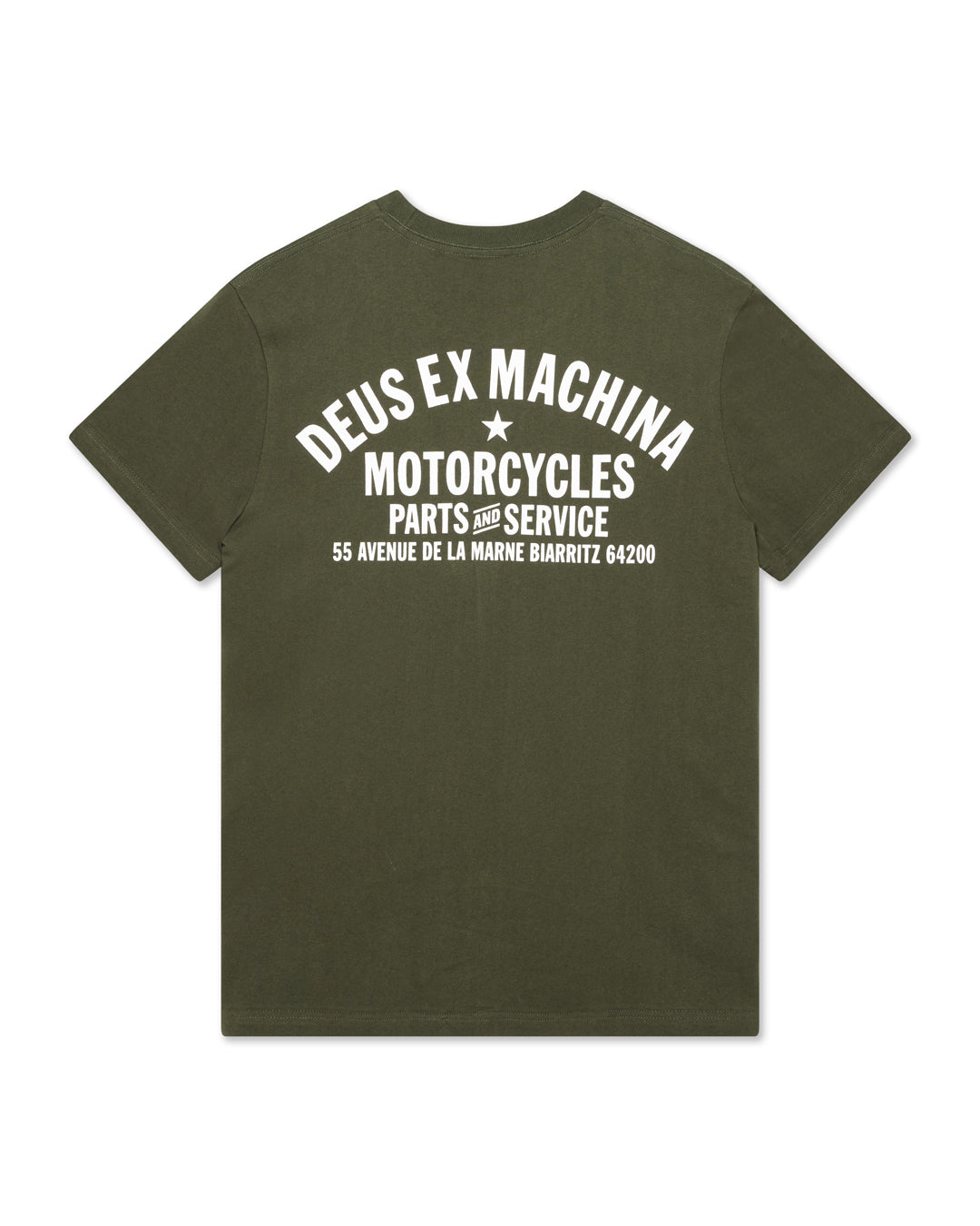 Tees | Deus Ex Machina | Biarritz Address - Black – Deus Ex