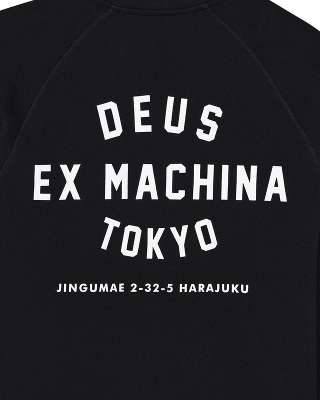 Harajuku Address Crew - Black