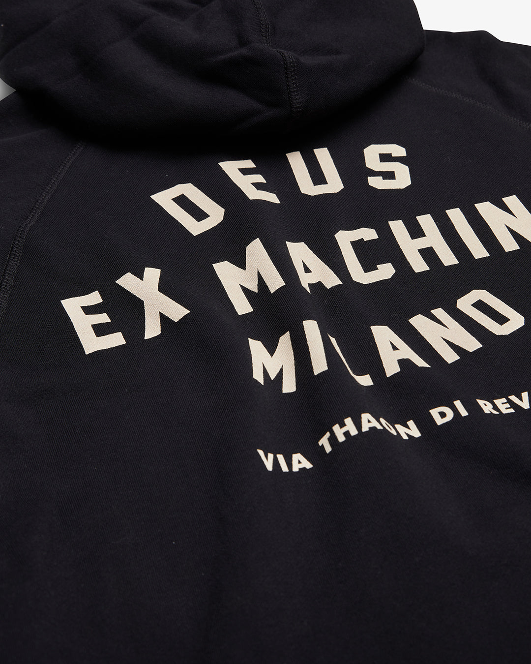 Milano Address Hoodie - Black – Deus Ex Machina Europe