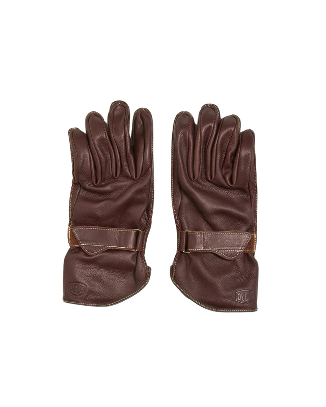 Deus Belted Gloves - Brown