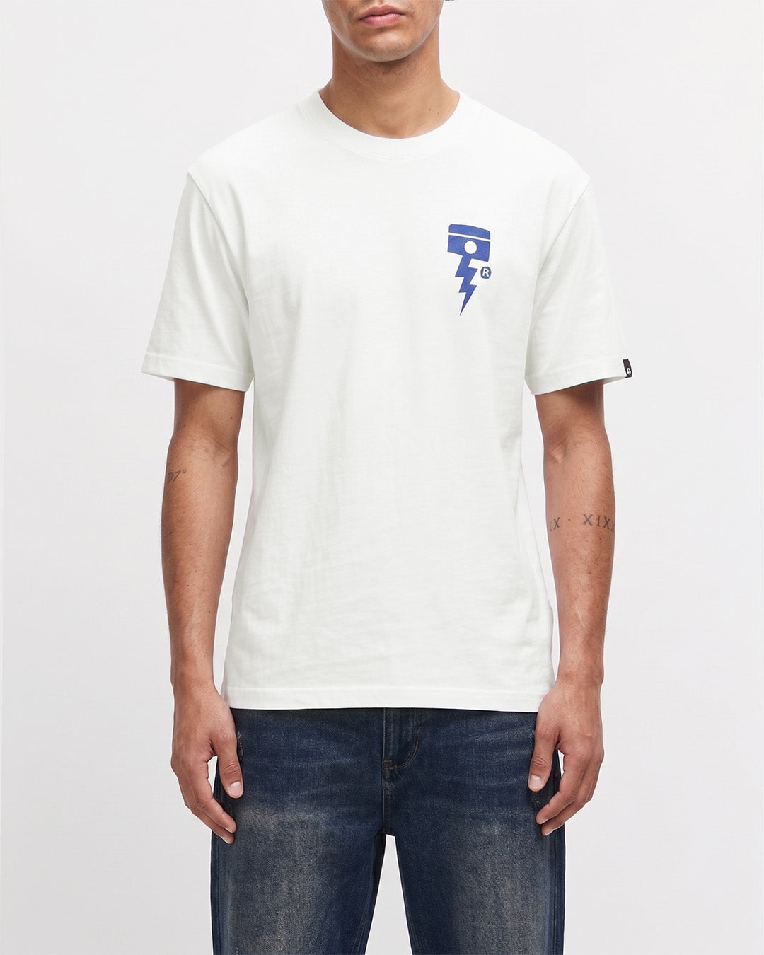 Tees | Deus Ex Machina | Pisstin Tee Vintage White – Deus Ex