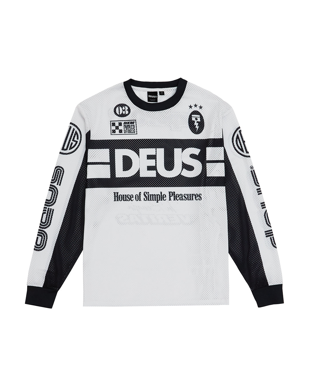Jerseys | Deus Ex Machina | Off Road MX Jersey 2.0 - Dirty White