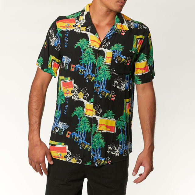 Lambada Short Sleeve Shirt - Black