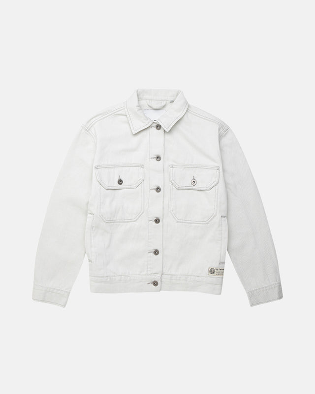 Coby Denim Jacket - Bleached White