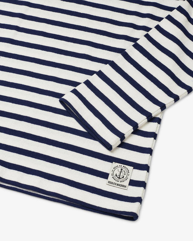 Minnie Stripe Long Sleeve - Navy / White