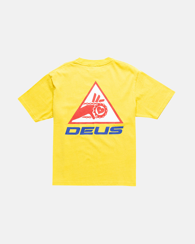 Primary Achtung Tee - Empire Yellow