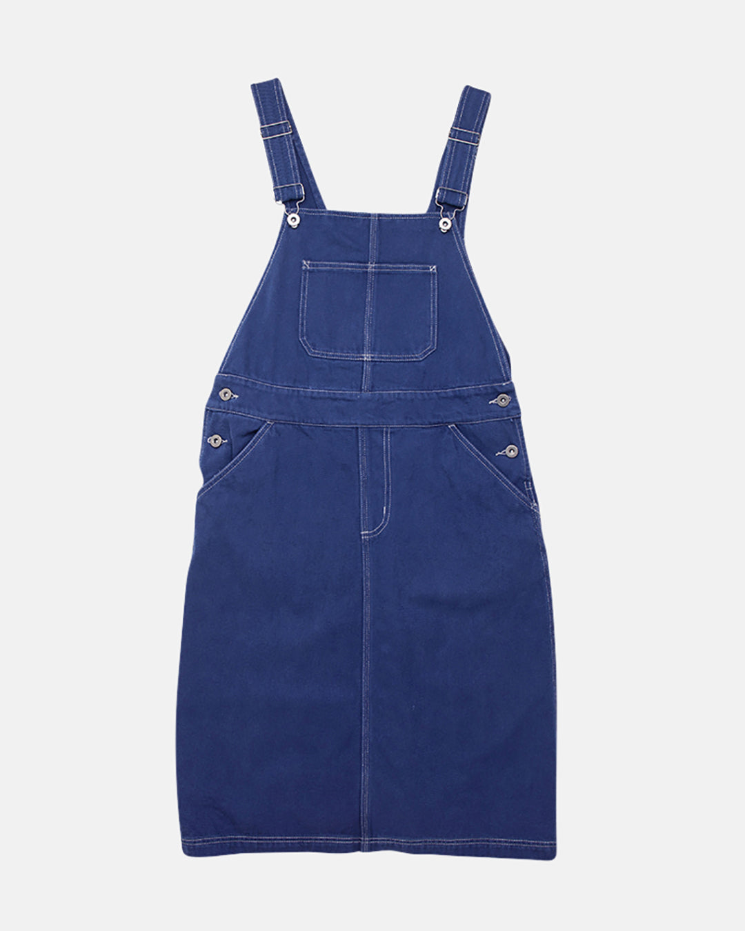 Blue overall outlet dress