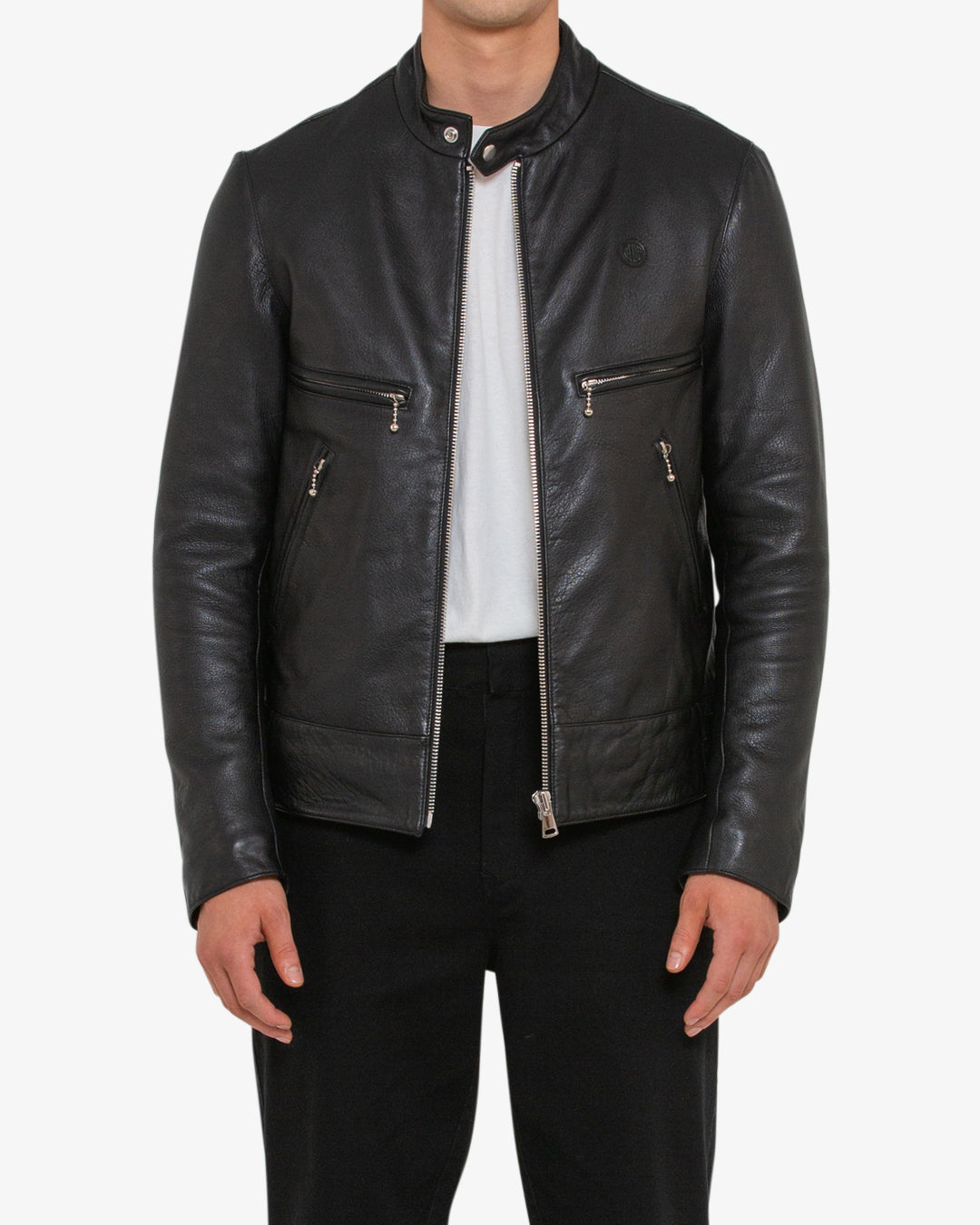 Thunder Leather Jacket - Black