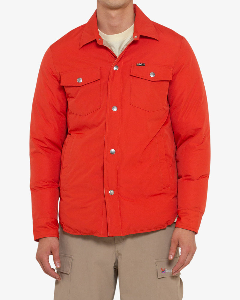 Alpine Padded Overshirt - Red Clay