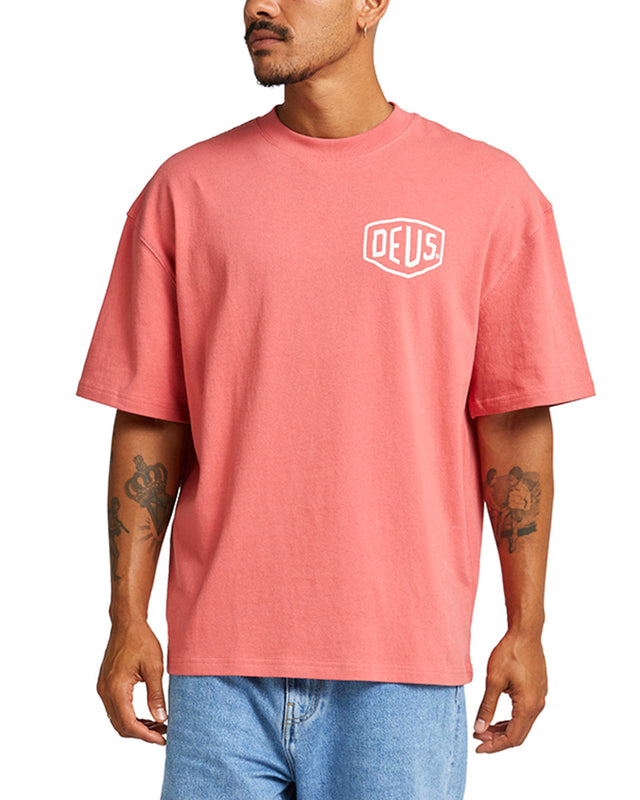 Oversized Tokyo Tee - Red Rose