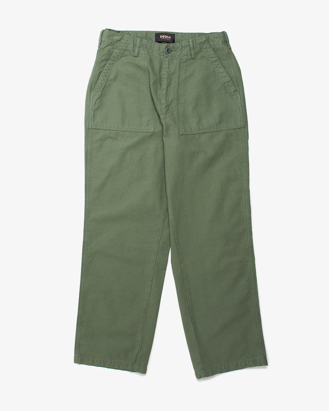 Harris Cropped Fatigue Pant - Clover Green