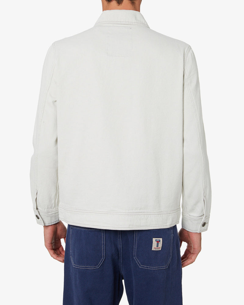 Bull Twill Jacket - Bleached White