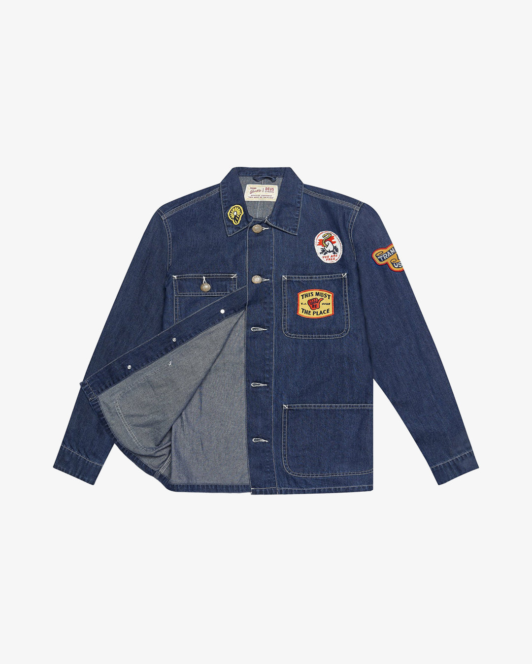 Indigo chore cheap jacket