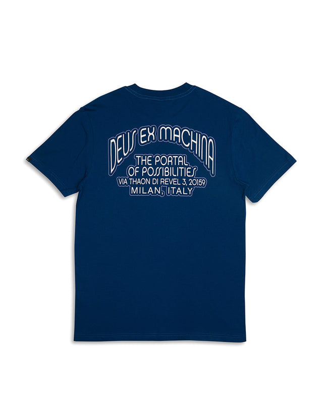 Pots Tee - Blue Opal