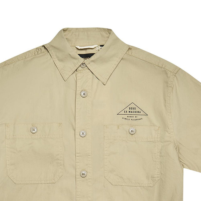 Service Poplin Shirt - Safari