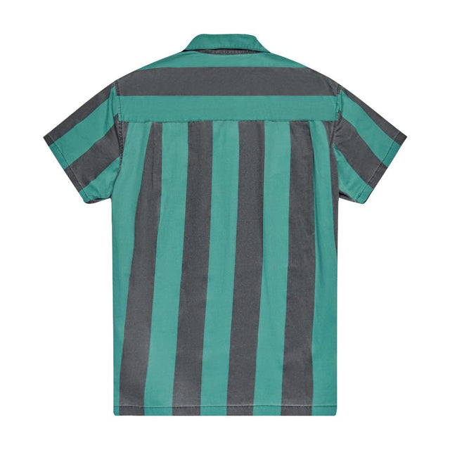 Vertigo Stripe Shirt - Tropic Blue