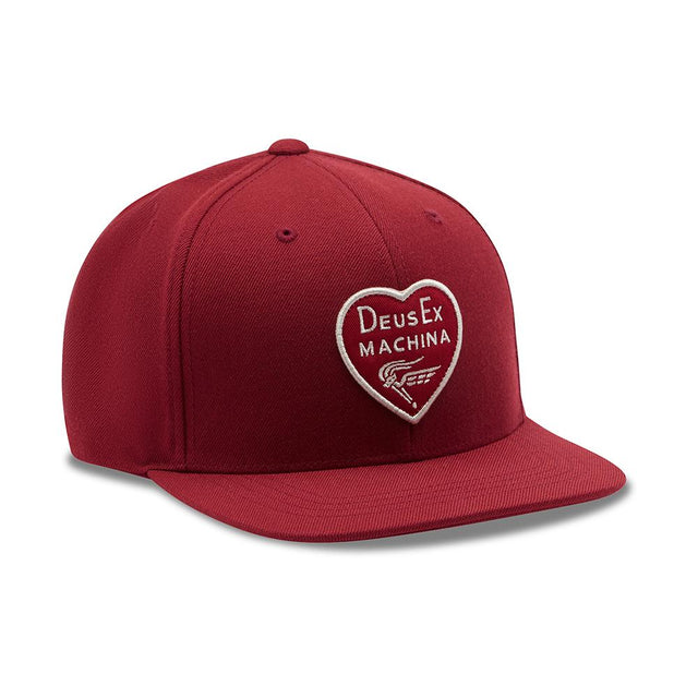 Heart Baseball Cap - Red
