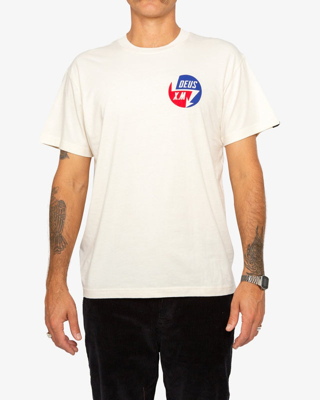 224 Volts Tee - Dirty White