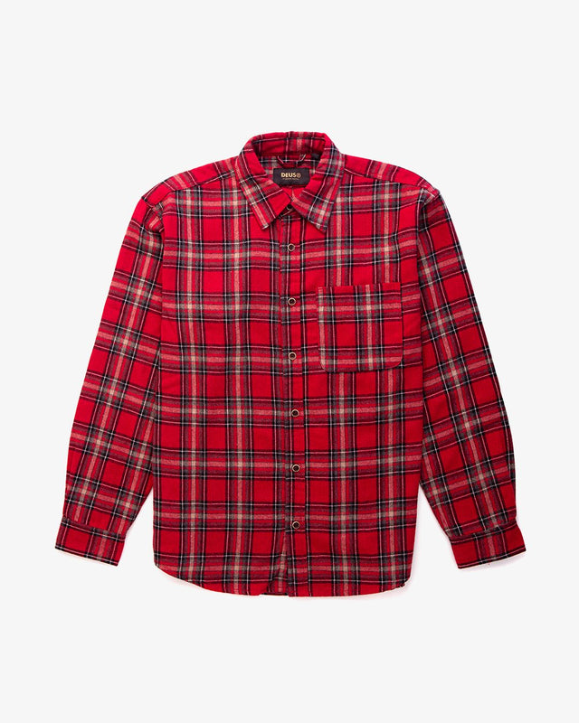 Allan Flannel Shirt - Red