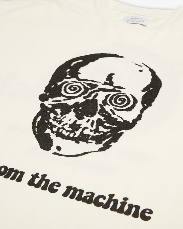 Skull T-Shirt - Bone White
