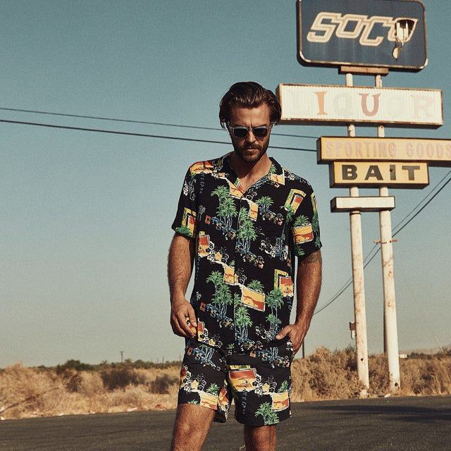 Lambada Short Sleeve Shirt - Black