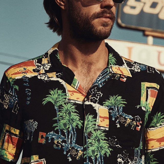 Lambada Short Sleeve Shirt - Black