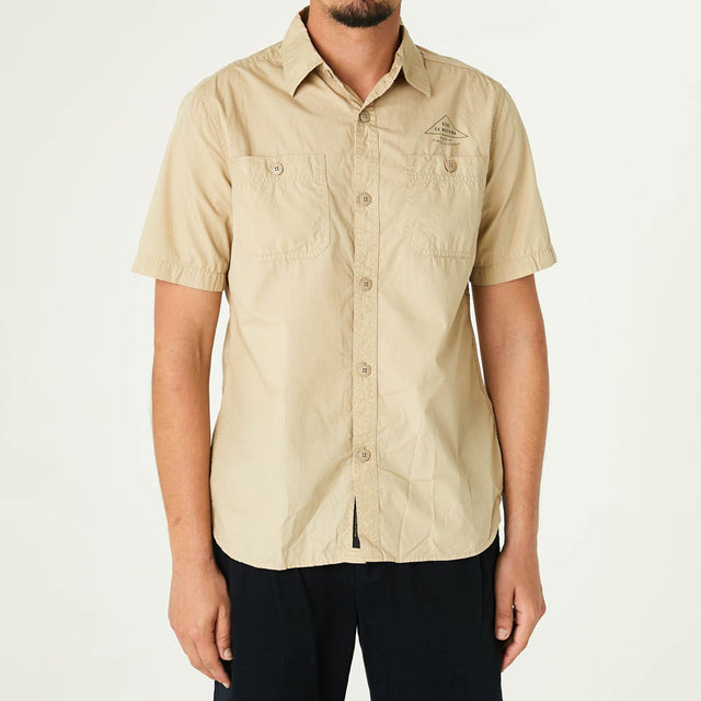 Service Poplin Shirt - Safari